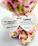 Ty Beanie Boos - Lainey the Leopard, Glitter Eyes