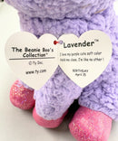 Ty Beanie Boos - Lavender the Sheep, Medium, Glitter Eyes