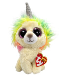 Ty Beanie Boos - Layla the Unicorn Lion, Glitter Eyes, Claire's