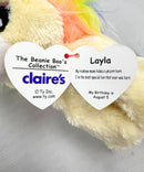Ty Beanie Boos - Layla the Unicorn Lion, Glitter Eyes, Claire's Exclusive