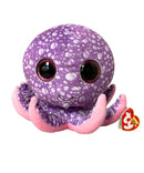 Ty Beanie Boos - Legs the Purple Octopus, Medium (7"), Glitter Eyes