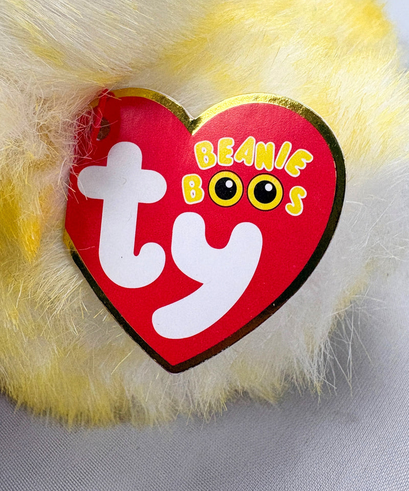 Ty Beanie Boos - Lemon Drop the Chick, Glitter Eyes, Easter, Spring