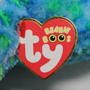 Ty Beanie Boos - Leona the Blue Leopard, Medium (9"), Glitter Eyes