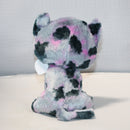 Ty Beanie Boos - Lindi the Pink and Grey Cat, Medium (9"), Glitter Eyes