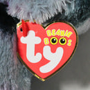 Ty Beanie Boos - Lindi the Pink and Grey Cat, Medium (9"), Glitter Eyes