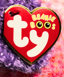 Ty Beanie Boos - London the Pink Dog, Large (15"), Glitter Eyes, Claire's Exclusive