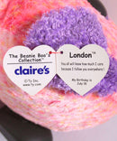 Ty Beanie Boos - London the Pink Dog, Large (15"), Glitter Eyes, Claire's Exclusive