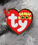Ty Beanie Boos - Mac the Christmas Mouse, Medium (10"), Glitter Eyes