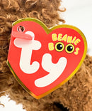 Ty Beanie Boos - Maddie the Dog, Medium, Glitter Eyes, Medium size