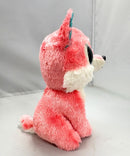 Ty Beanie Boos - Maggie the Wolf, Medium (9"), Glitter Eyes