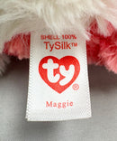 Ty Beanie Boos - Maggie the Wolf, Medium, Glitter Eyes, Great Wolf Lodge, Great Wolf Lodge, Medium size