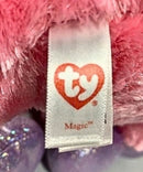 Ty Beanie Boos - Magic the Pink Unicorn, Large (16"), Glitter Eyes, Justice Stores