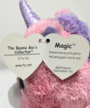 Ty Beanie Boos - Magic the Pink Unicorn, Solid Eyes