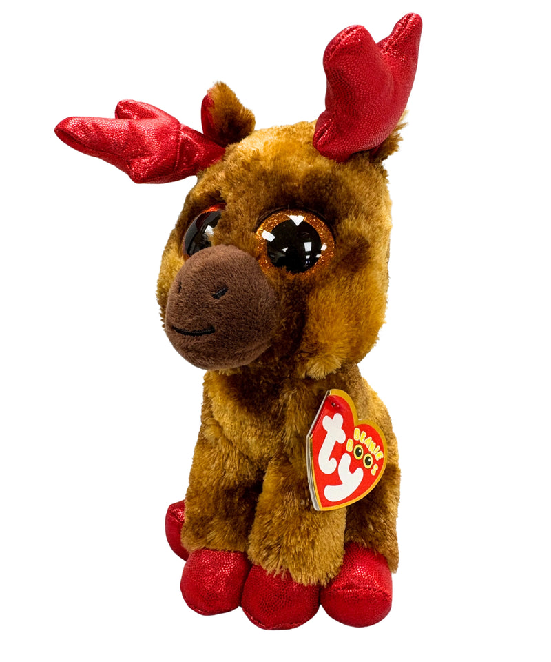 Ty Beanie Boos - Maple the Moose, Glitter Eyes, Canada