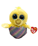 Ty Beanie Boos - Megg the Chick, Glitter Eyes, spring
