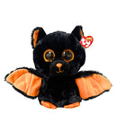 Ty Beanie Boos - Midnight the Halloween Bat, Medium (9"), Glitter Eyes