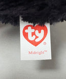 Ty Beanie Boos - Midnight the Halloween Bat, Medium (9"), Glitter Eyes