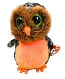 Ty Beanie Boos - Midnight the Owl, Glitter Eyes, Halloween