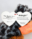 Ty Beanie Boos - Midnight the Owl, Glitter Eyes, Halloween