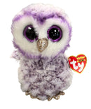 Ty Beanie Boos - Moonlight the Owl, Glitter Eyes