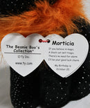 Ty Beanie Boos - Morticia the Halloween Cat, Glitter Eyes