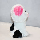 Ty Beanie Boos - Muffin the White Cat, Medium (8"), Glitter Eyes