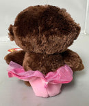 Ty Beanie Boos - Nadya the Ballerina Monkey, (5"), Glitter Eyes, Europe