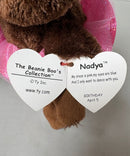 Ty Beanie Boos - Nadya the Ballerina Monkey, (5"), Glitter Eyes, Europe