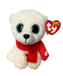 Ty Beanie Boos - Nanook-Nanuq the Polar Bear, (6"), Glitter Eyes, Claire's Exclusive