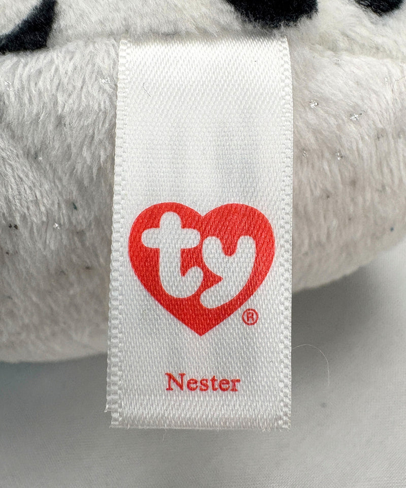 Ty Beanie Boos - Nester the Owl, Glitter Eyes, Christmas holidays, Winter