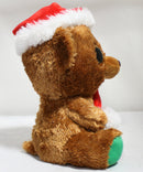 Ty Beanie Boos - Nicholas the Christmas Teddy Bear, Medium (10.5"), Glitter Eyes
