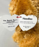 Ty Beanie Boos - Noodles the Golden Doodle, (6"), Glitter Eyes