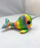 Ty Beanie Boos - Nori the Narwhal, Glitter Eyes