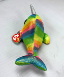 Ty Beanie Boos - Nori the Narwhal, Glitter Eyes