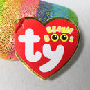 Ty Beanie Boos - Nori the Rainbow Narwhal, Medium (5"), Glitter Eyes