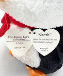 Ty Beanie Boos - North the Penguin, Medium, Glitter Eyes, Winter, Medium size