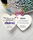 Ty Beanie Boos - Nova the Narwhal, Glitter Eyes, Claire's