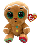 Ty Beanie Boos - Nutmeg the Gingerbread Man, Glitter Eyes