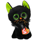 Ty Beanie Boos - Oleander the Black Cat, Glitter Eyes