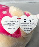 Ty Beanie Boos - Ollie the Pink Octopus, Medium (7"), Glitter Eyes