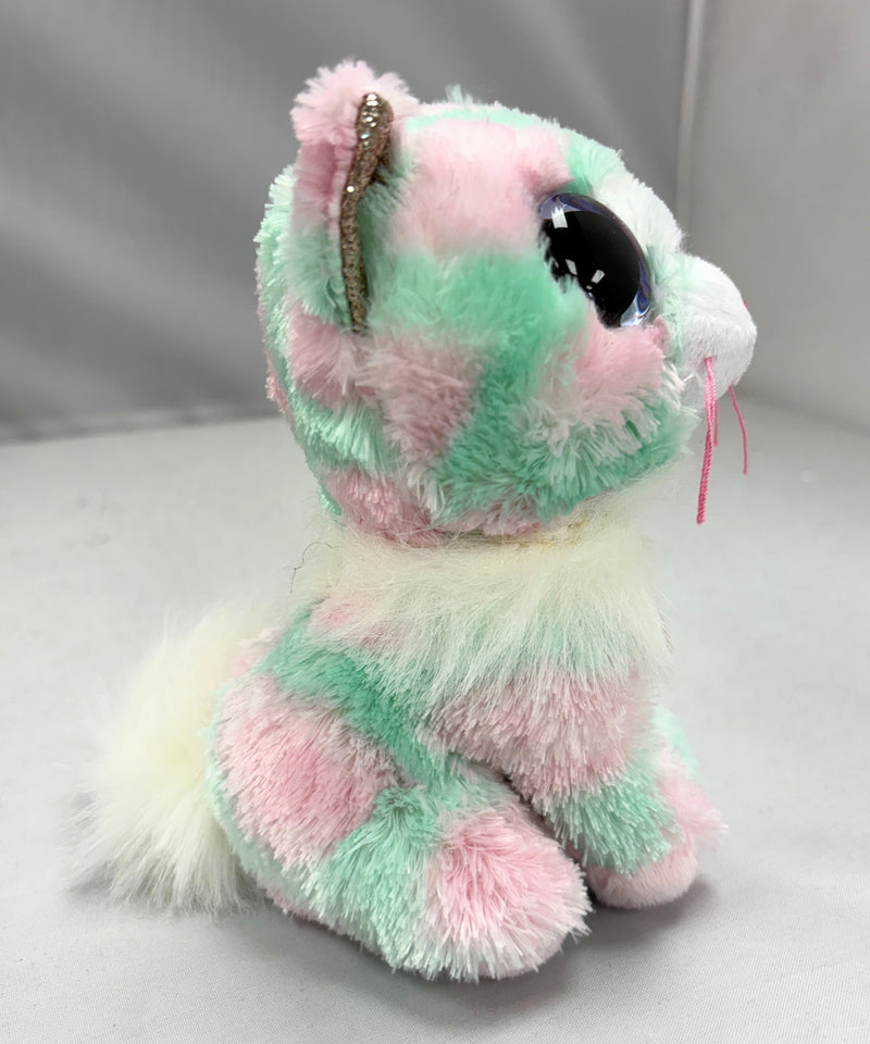 Ty Beanie Boos - Opal the Cat, Glitter Eyes