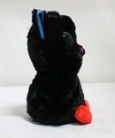 Ty Beanie Boos - Ophelia the Red & Black Halloween Bat, Glitter Eyes