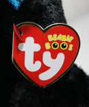 Ty Beanie Boos - Ophelia the Red & Black Halloween Bat, Glitter Eyes