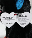 Ty Beanie Boos - Ophelia the Red & Black Halloween Bat, Glitter Eyes