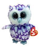Ty Beanie Boos - Oscar the Owl, Glitter Eyes