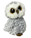 Ty Beanie Boos - Owlette the Gray Owl, Medium (9"), Glitter Eyes