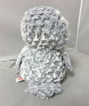 Ty Beanie Boos - Owlette the Gray Owl, Medium (9"), Glitter Eyes