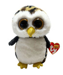 Ty Beanie Boos - Owliver the Camo Owl, (6"), Glitter Eyes