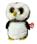 Ty Beanie Boos - Owliver the Brown Owl, Medium (9"), Glitter Eyes