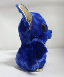 Ty Beanie Boos - Ozzy the Blue & Gold Bat, Medium (9.5"), Solid Eyes, Walgreens Exclusive